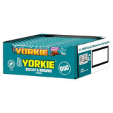 Yorkie DUO Biscuit & Brownie Flavour Milk Chocolate Bar 66g (Case of 24)  Adomoo